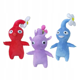 Pokémoni - Maskot PLUSH PIKMIN 14 cm 3 ks
