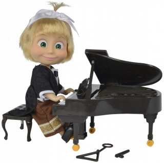Máša a medveď - Masha pianista Masha a Bear Simba 9301971