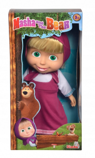 Máša a medveď Mäkký lak v klasických šatách Simba 9301067