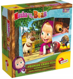 Máša a medveď - Masha a medveď - prvé puzzle