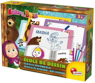 Máša a medveď - Masha a medvedí kresliť školu 78080 Lisciani