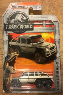 Jurský svet - Matchbox Mercedes G63 AMG 6x6 Jurassic World Golf