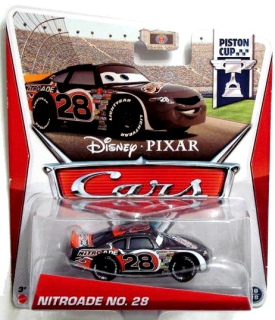 McQueen - Mattel Auta Autá Auto Nitroáda Racing No. 28