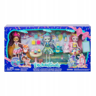 ENCHANTIMALS - Mattel Enchantimals 3-Birthday Pak GJX22