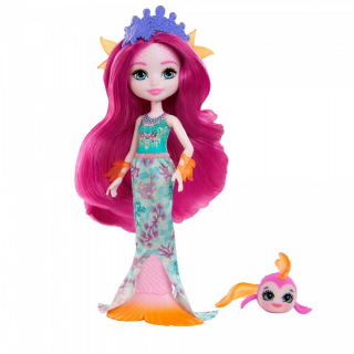 ENCHANTIMALS - Mattel Enchantimals Doll + Mermaid Gyj02