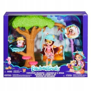 ENCHANTIMALS - Mattel Enchantimals Detské ihrisko s FRH44 / FRH45