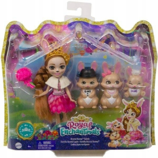 ENCHANTIMALS - Mattel Enchantals Royal Bunny Family Gyj08