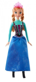 Elsa Frozen - Mattel mrazená krajina ľadu Shiny Anna CJX74
