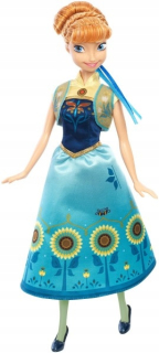 Elsa Frozen - Mattel mrazená krajina ľadovej horúčky ľadovej horúčky Anna