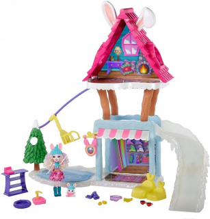 ENCHANTIMALS - Mattel GJX50 Collo Enchantimals Winter Chata Zest