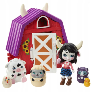 ENCHANTIMALS - Mattel Doll Enchantimals Farm Cambrie Cow
