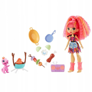 Cave Club - Mattel bábika emberly jaskynný klub spoločný grilovanie
