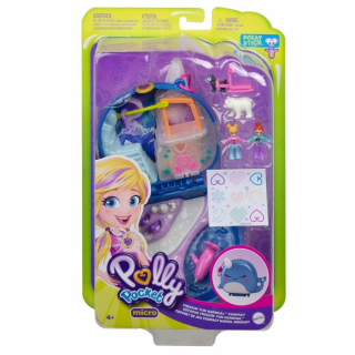 POLLY POCKET- Mattel Polly Pocket Kraina Whale Fry35 GKJ52
