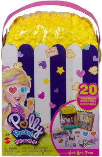 Mattel Polly Pocket Popcorn sada 20 prekvapení