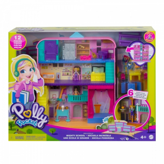 POLLY POCKET- Mattel - Set s obrázkom Pollyville School