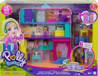 POLLY POCKET- Mattel sada s obrázkom Pollyville School (GHY51)