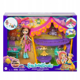 ENCHANTIMALS - Mattel - Sada s kampaňou Doll Enchantimals na píle