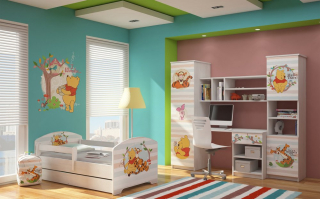 Medvedík Pú - Detská nástenná jednotka Kit Joy Baby Boo Disney