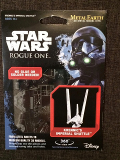 STAR WARS - Metal Earth Krancines Imperial Shuttle Shipping Trash
