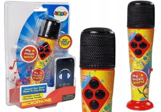 Hudba mikrofón pre deti Karaoke USB MP3