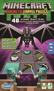 MINECRAFT - Minecraft: magnetické cestovné puzzle