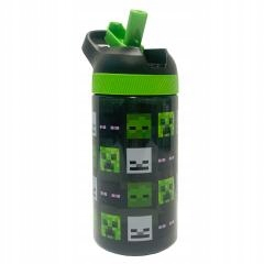 Minecraft fľaša na vodu s dávkovačom