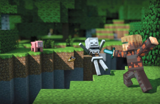 MINECRAFT - Minecraft nástenná nástenná nálepka Poster 200x130cm