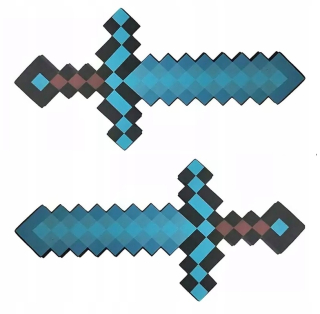 MINECRAFT - Minecraft Swords Kids Sada 2 ks pre deti z PL