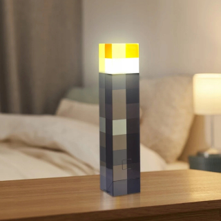 MINECRAFT - Minecraft horák pre deti ľahké stenové lampy 3in1
