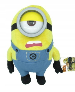 Mimoni  - Minion Carl 25cm plyšový s plastovými okuliarmi