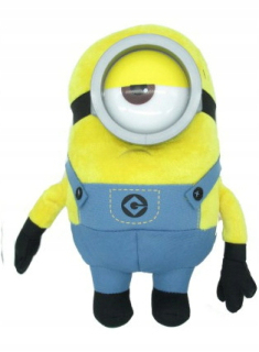 Mimoni  - Minion Stuart 26cm Plushak s plastovými okuliarmi