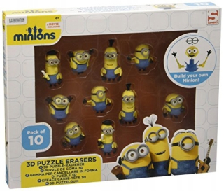 Mimoni  - Minks 3D Eraser Puzzle Set