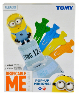 Mimoni - Poppy pop hra hore Barrel Tomy Figurine