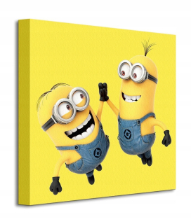 Mimoni - Kevin a Bob High 5 Image Canvas 40x40 cm