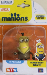 Mimoni - Minion obrázok znudený hlúpy kevin