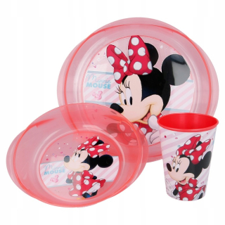 Minnie Mouse - Minnie Mouse - sada riadu na mikrovlnu misy