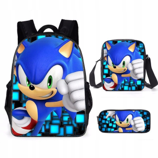 Školský batoh - Školský batoh Moda pre mládež Sonic the Hedgehog