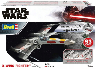 STAR WARS - Plastový model Star Wars X-Wing Fighter Easy-Cli
