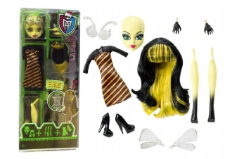 Monster High Bábiky - Monster High W9176 Vytvorte si vlastné Okupové monštrum