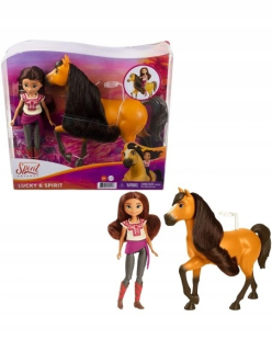 Spirit koník Mustang  - Mustang: Spirit Doll Lucky + GXF21 Kôň