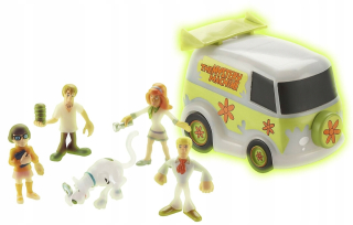 Scooby Doo - Mystery Stroj žiara Scooby-doo vozidlo + 5 figúrky