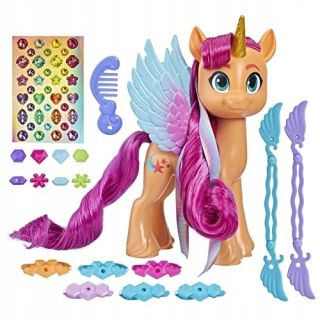 MY little pony sunny pony s modernou struhkou + 17 doplnkov