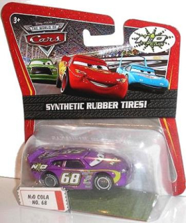McQueen - N2O Cola # 68 Autá Cars 1:55 Disney Mattel