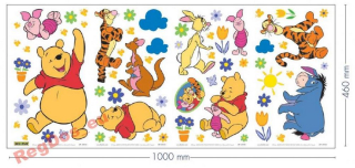 Medvedík Pú - Disney DecoFUN nálepka Kubuś POOH