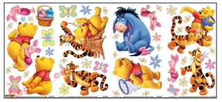 Medvedík Pú - Disney DecoFUN nálepky Winnie Pú Tiger