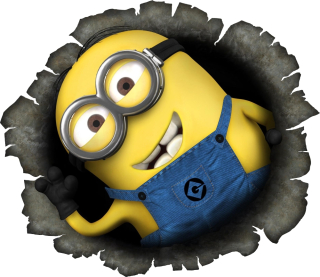 Mimoni - Stenové nálepky minion 07 100x86 cm