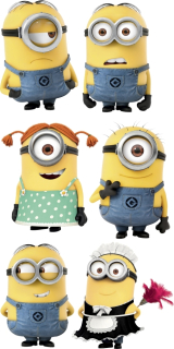 Mimoni - Nástenné nálepky Sada minions 06 100x50 cm