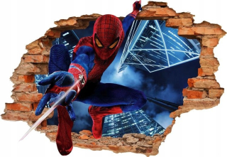 SPIDERMAN - Nové vianočné darčekové samolepky 160x110cm