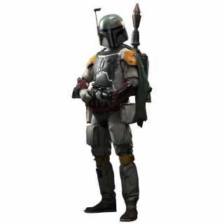 STAR WARS - Star Wars Bob Fett 150x55cm steny nálepky
