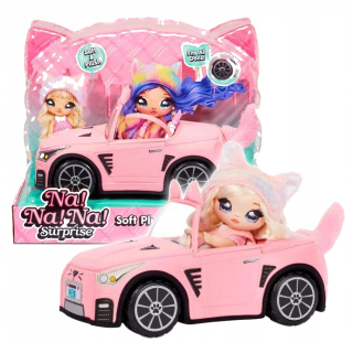 Na! Na! Na! Surprise Bábika - Nanana Car Plush Plush Car Kitty 572411